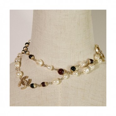 CHANEL Choker 18k Yellow Gold - 샤넬 여성용 목걸이 18K도금 옐로우 골드.CHA0061.