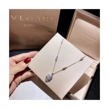 BULGARI Choker  18k White Gold - 불가리 여성용  18K도금 목걸이 Bul0048.컬러(화이트 골드)