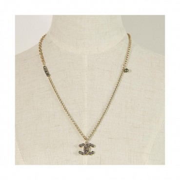 Chanel Yellow Glod Neck lace  -샤넬 여성옐로우 골드 도금 목걸이 Cha0005.
