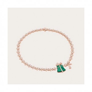 BULGARI Rose Glod Neck lace  -불가리 여성 로즈 골드 도금 목걸이 BUL0034.