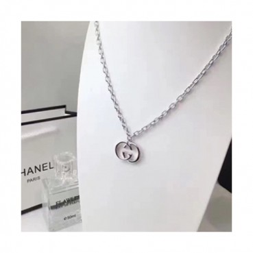 Gucci Choker  18k White Gold  -구찌 여성용 목걸이 18K도금 화이트 골드Guc0001.