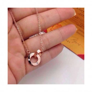 CARTIER  Choker  18k Rose Gold  - 까르띠에 여성용 목걸이 18K도금 로즈 골드CAR0013.