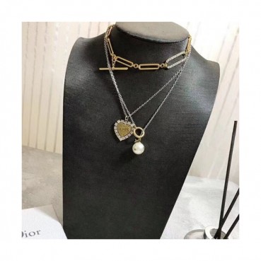 Dior   Choker  18k Rose Gold  - 디올  여성용 목걸이 18K도금 로즈 골드 목걸이