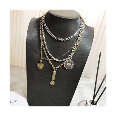 Dior   Choker  18k Rose Gold  - 디올  여성용 목걸이 18K도금 로즈 골드 목걸이