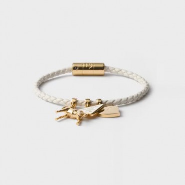 프라다 남/녀 이니셜 팔찌 - Prada Unisex Initial Bangle 