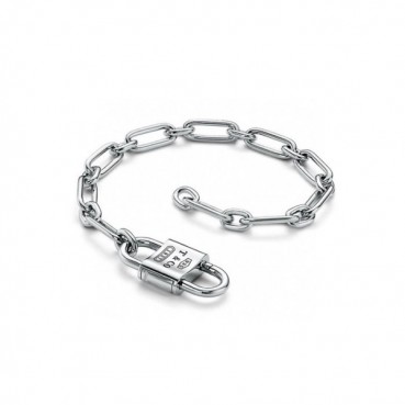 티파니 남/녀 미디엄 더블 락 브레이슬릿 - Tiffany Unisex Medium Double Lock Bracelet 
