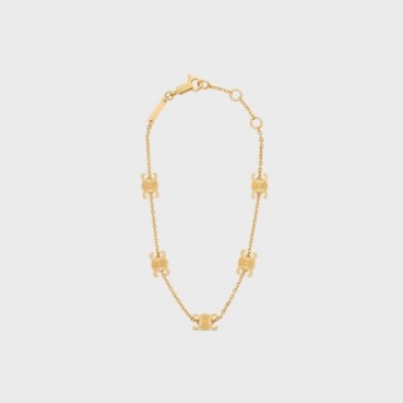 셀린느 여성 골드 팔찌 - Celine Womens Gold Bangle 