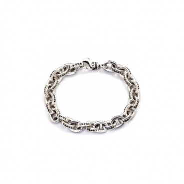 크롬하츠 남/녀 실버 팔찌 - Chrome Hearts Unisex Silver Bangle 