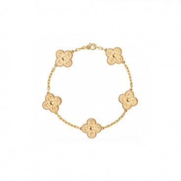반클리프 아펠 여성 골드 팔찌 - Van Cleef & Arpels Womens Gold Bangle 
