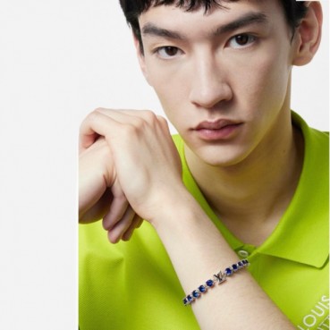 루이비통 남성 크리스탈 팔찌 - Louis vuitton Mens Crystal Bangle 