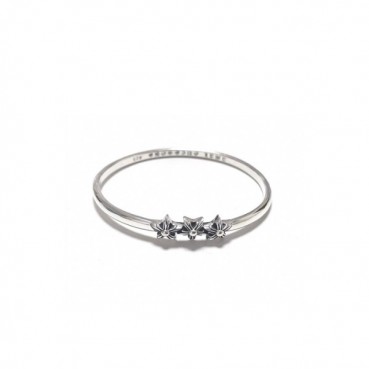 크롬하츠 남/녀 실버 팔찌 - Chrome Hearts Unisex Silver Bangle 