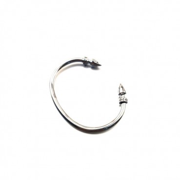 크롬하츠 남/녀 실버 팔찌 - Chrome Hearts Unisex Silver Bangle 