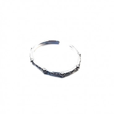 크롬하츠 남/녀 실버 팔찌 - Chrome Hearts Unisex Silver Bangle 