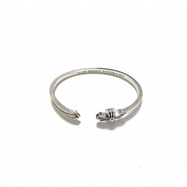 크롬하츠 남/녀 실버 팔찌 - Chrome Hearts Unisex Silver Bangle 