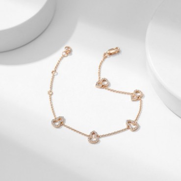 키린 여성 로즈 골드 팔찌 - Qeelin Womens Rose
