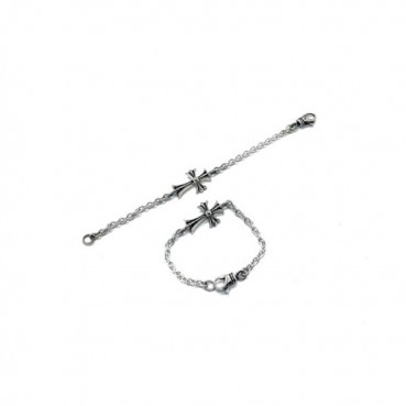 크롬하츠 남/녀 실버 팔찌 - Chrome Hearts Unisex Silver Bangle 