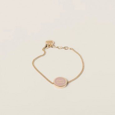 미우미우 여성 골드 팔찌 - Miumiu Womens Gold Bangle 
