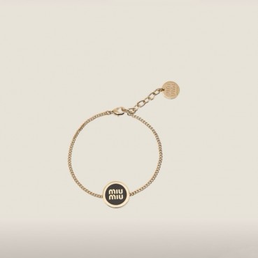 미우미우 여성 골드 팔찌 - Miumiu Womens Gold Bangle 