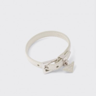 프라다 여성 이니셜 팔찌 - Prada Womens White Bangle 
