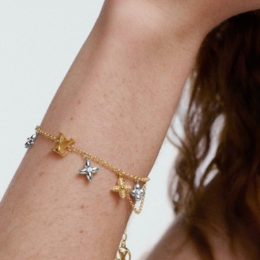 루이비통 여성 골드 팔찌 - Louis vuitton Womens Gold Bangle 