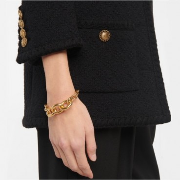 입생로랑 여성 골드 팔찌 - Saint Laurent Womens Gold Bangle 