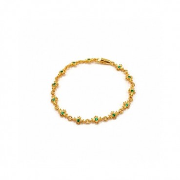 크롬하츠 남/녀 골드 팔찌 - Chrome Hearts Unisex Gold Bangle 