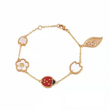 반클리프 아펠 여성 옐로우 골드 팔찌 - Van Cleef & Arpels Womens Yellow Gold Bangle 