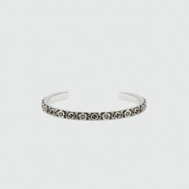 구찌 남/녀 블랙 팔찌 - Gucci Unisex Black Bangle 