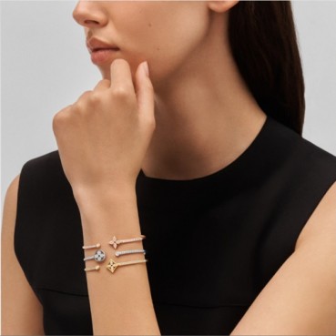 루이비통 여성 골드 팔찌 - Louis vuitton Womens Gold Bangle 