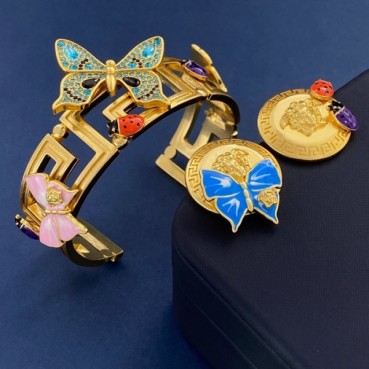 베르사체 여성 옐로우 골드 팔찌 - Versace Womens Yellow Gold Bangle 