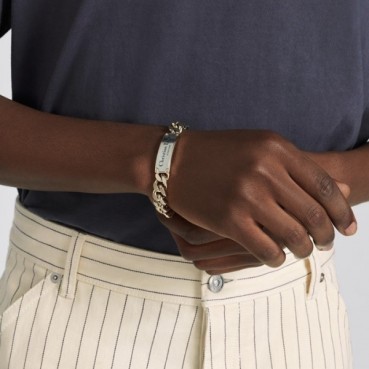 디올 남성 옐로우 골드 팔찌 - Dior Mens Yellow Gold Bangle 