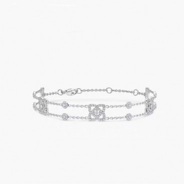 드비어스 여성 화이트 골드 팔찌 - De Beers Womens White Gold Bangle 