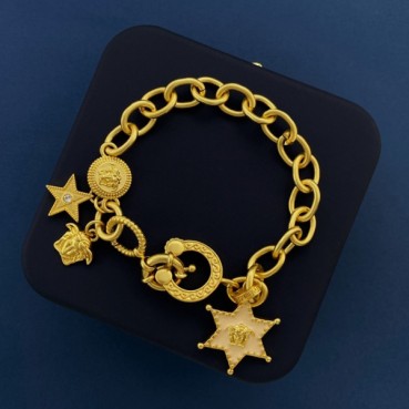 베르사체 여성 옐로우 골드 팔찌 - Versace Womens Yellow Gold Bangle 