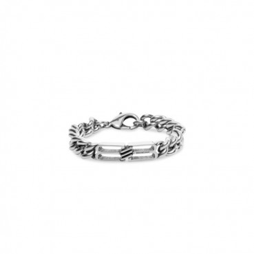 발렌시아가 남성 화이트 골드 팔찌 - Balenciaga Mens White Gold Bangle 