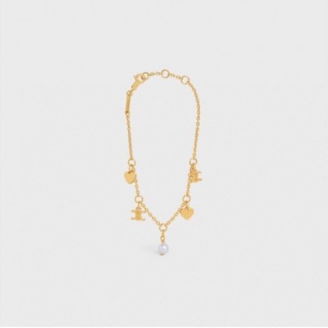셀린느 여성 골드 팔찌 - Celine Womens Gold Bangle 