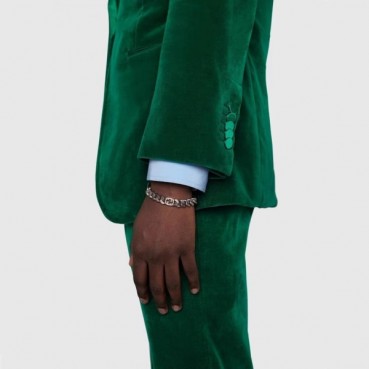 구찌 남/녀 화이트 골드 팔찌 - Gucci Unisex White Gold Bangle 