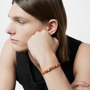 루이비통 남/녀 오렌지 팔찌 - Louis vuitton Unisex Orange Bangle