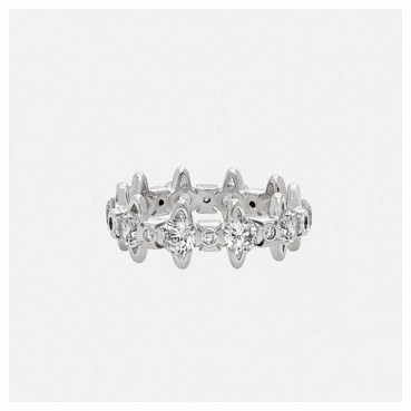 비비안웨스트우드 여성 화이트 골드 팔찌 - Vivienne Westwood Womens White Gold Bangle