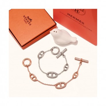 Hermes Bangle -에르메스 여성 팔찌her0011.컬러(화이트 골드,로즈 골드)