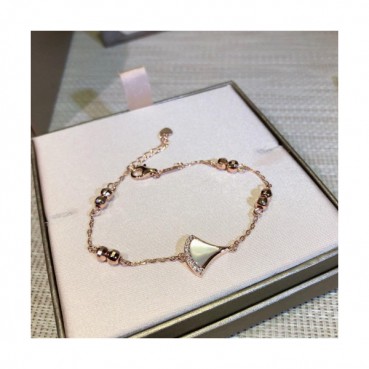 BULGARI Rose Glod Bangle -불가리 여성 로즈 골드 도금 팔찌BUL0054.