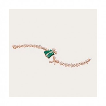 BULGARI Rose Glod Bangle -불가리 여성 로즈 골드 도금 팔찌BUL0033.