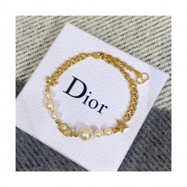 Dior Yellow Glod Bangle - 디올 여성 옐로우 골드 도금 팔찌Dio0001.