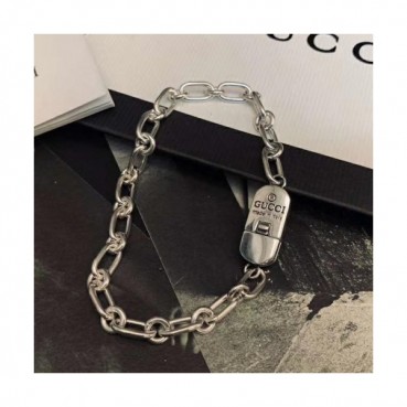 Gucci MAN White Glod Bangle - 구찌 남성 화이트골드 팔찌Guc0012.