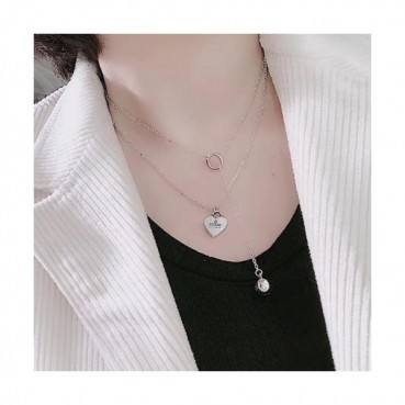 Gucci White Glod Neck lace - 구찌 화이트골드 목걸이Guc0011.