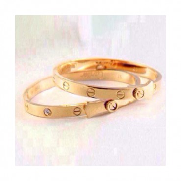 CARTIER  Rose Gold/Yellow Gold  Bangle - 까르띠에 여성용 팔지18k 도금 로즈 골드/옐로우 골드 팔찌 CAR0019.