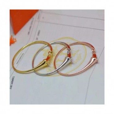 Hermes hearts Rose Gold/Yellow Gold/White Gold  Bangle -에르메스 여성용 팔지18k 도금 로즈 골드/옐로우 골드/화이트 골드 팔찌 Her0003.