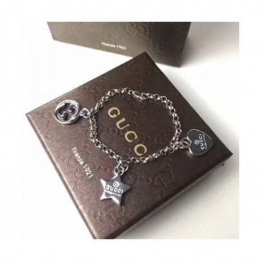 Gucci White Gold  Bangle  - 구찌 여성용 팔지18k 도금 화이트 골드 팔찌 Guc0005.
