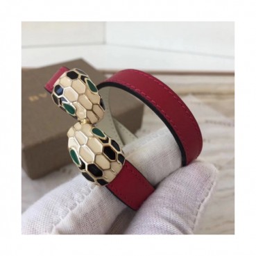BULGARI Gold Bangle  - 불가리 여성용 팔지18k 도금  레드 팔찌 BUL0017.