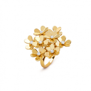 반클리프 앤아펠 여성 프리볼 플라워 링 - Van Cleef&Arpels Womens Frivole RIng 
