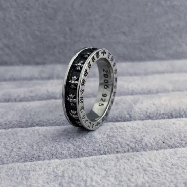 크롬하츠 남/녀 실버 반지 - Chrome Hearts Unisex Silver Ring 
